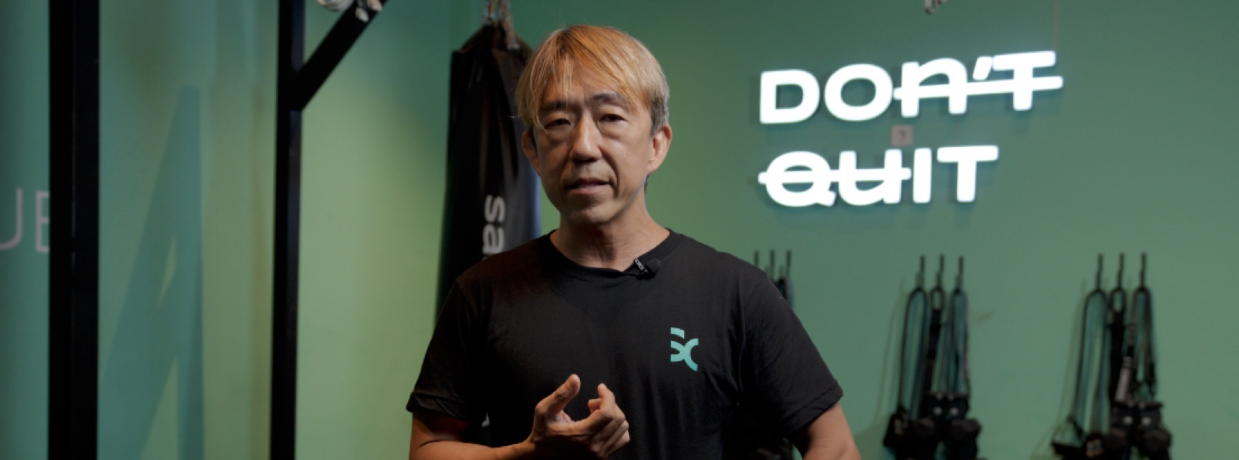 A Saya Club coach in the gym